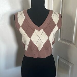 Brand: RSQ, Sweater Vest (top says large but fits a small)